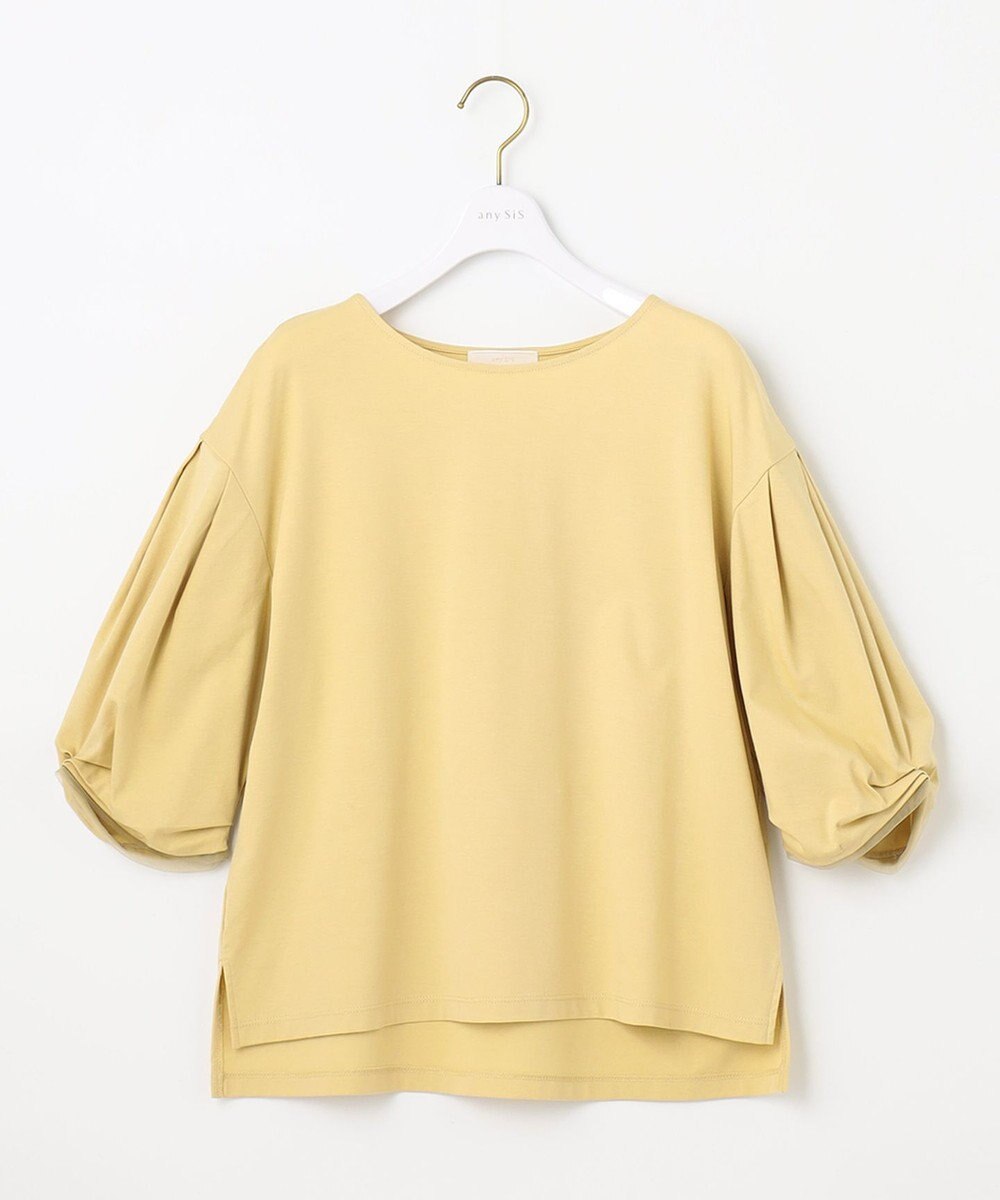 ANY SIS 【接触冷感】360°好印象タックスリーブ カットソー 