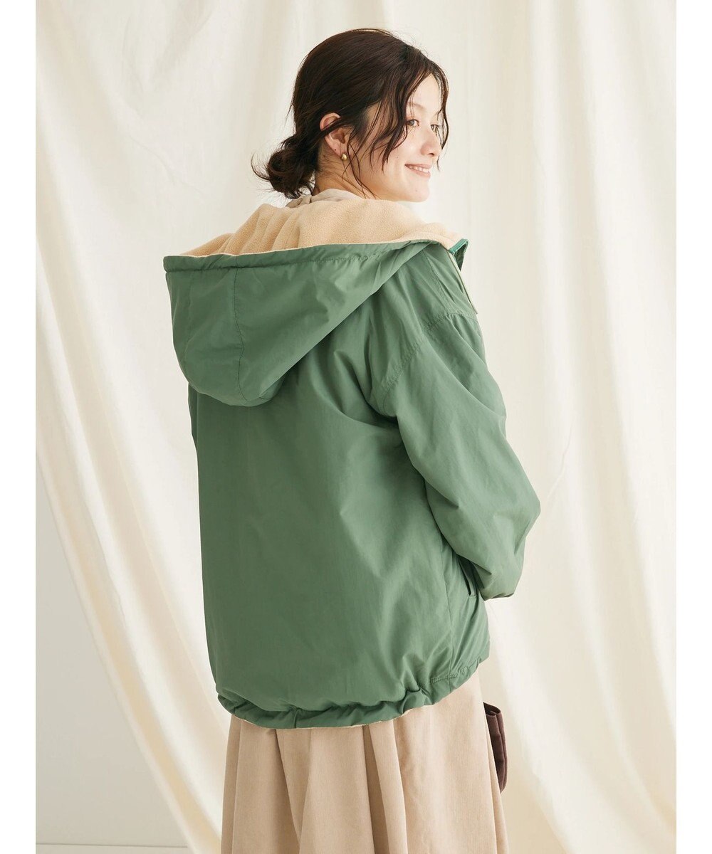 CRAFT STANDARD BOUTIQUE ナイロン×裏フリースリバーシブルブルゾンＬ／Ｓ 