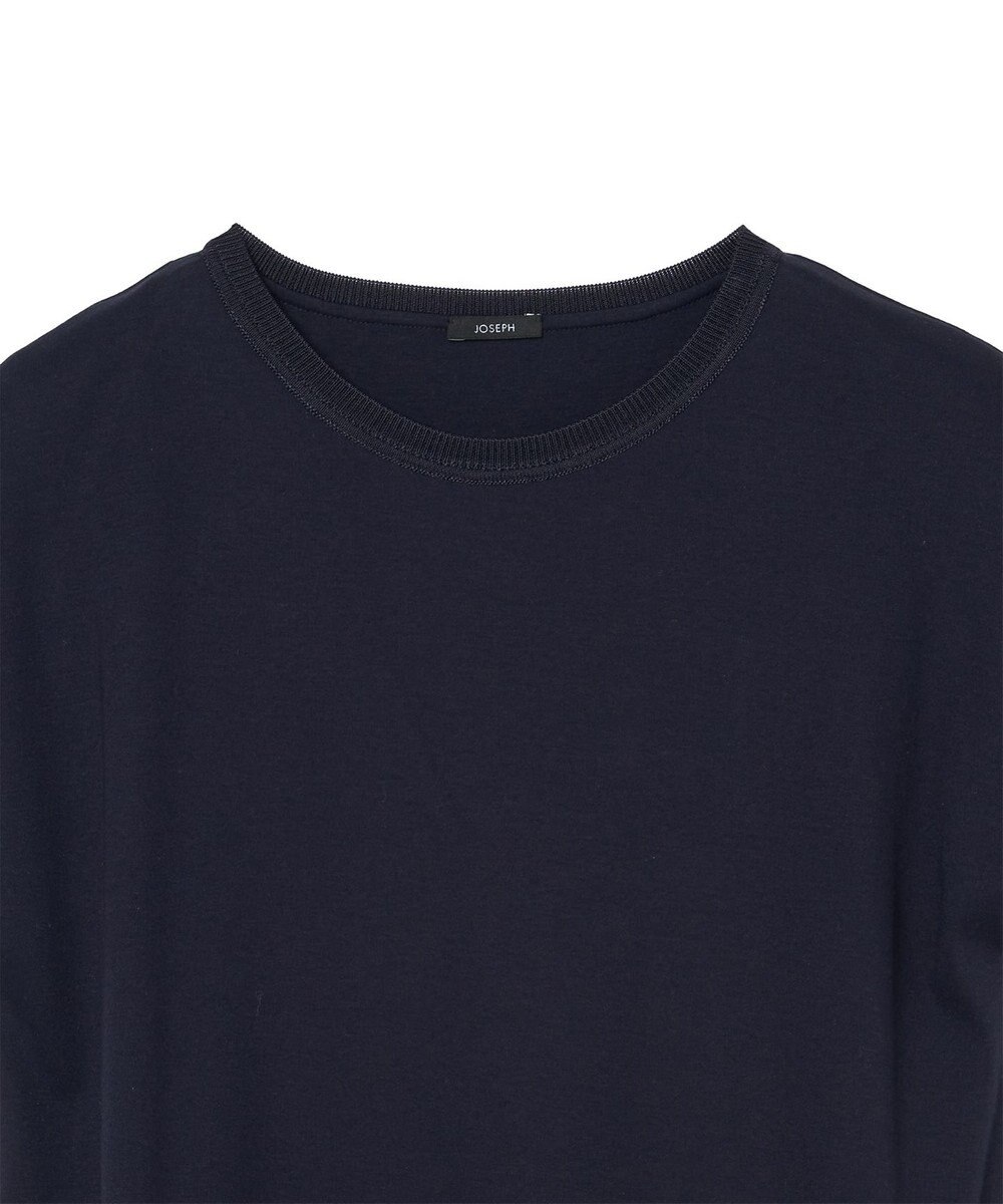 JOSEPH 【洗える】ポプリンジャージー　キャップスリーブドレス 