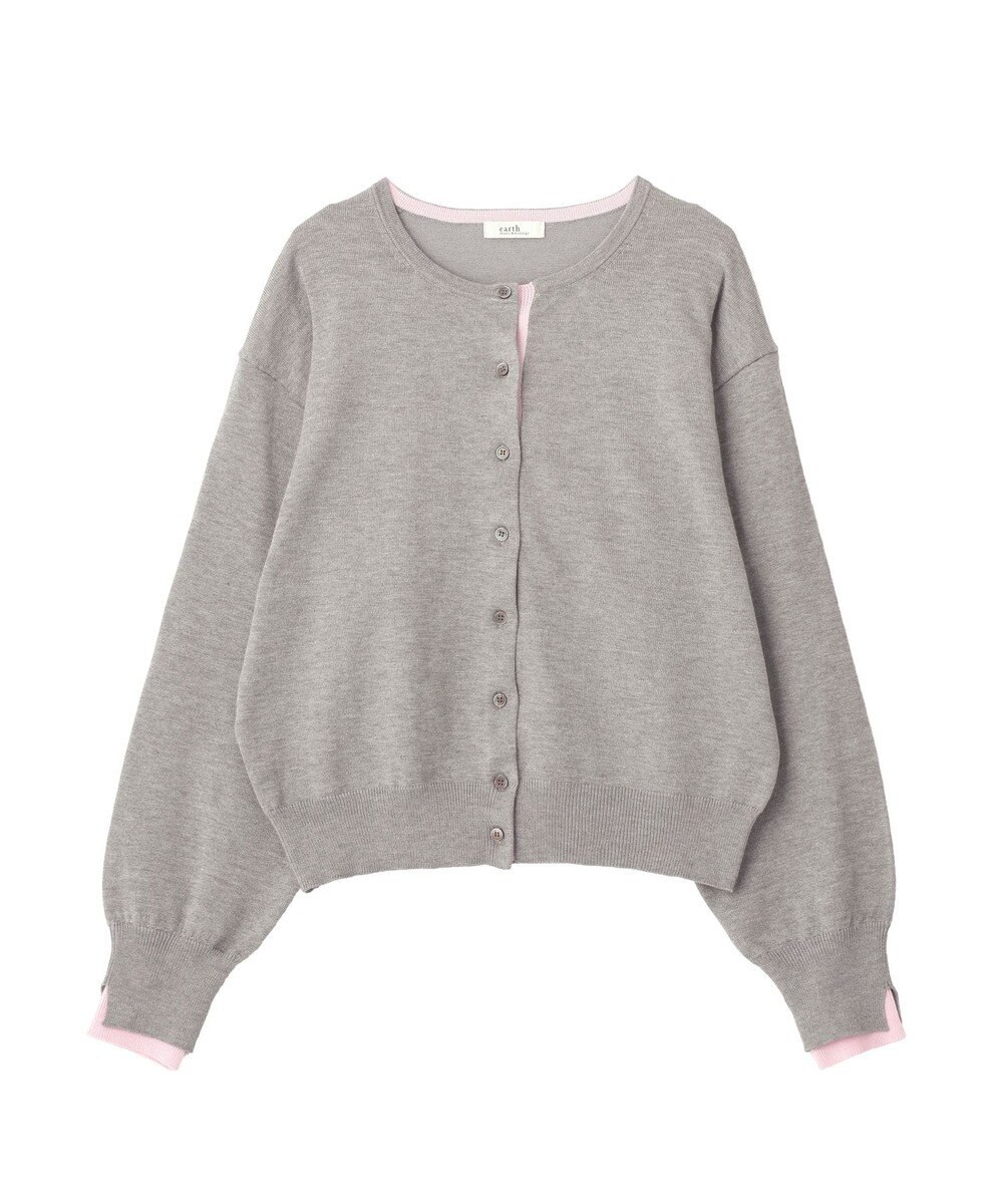 earth music&ecology 【予約】カラーコンビニットカーディガン 