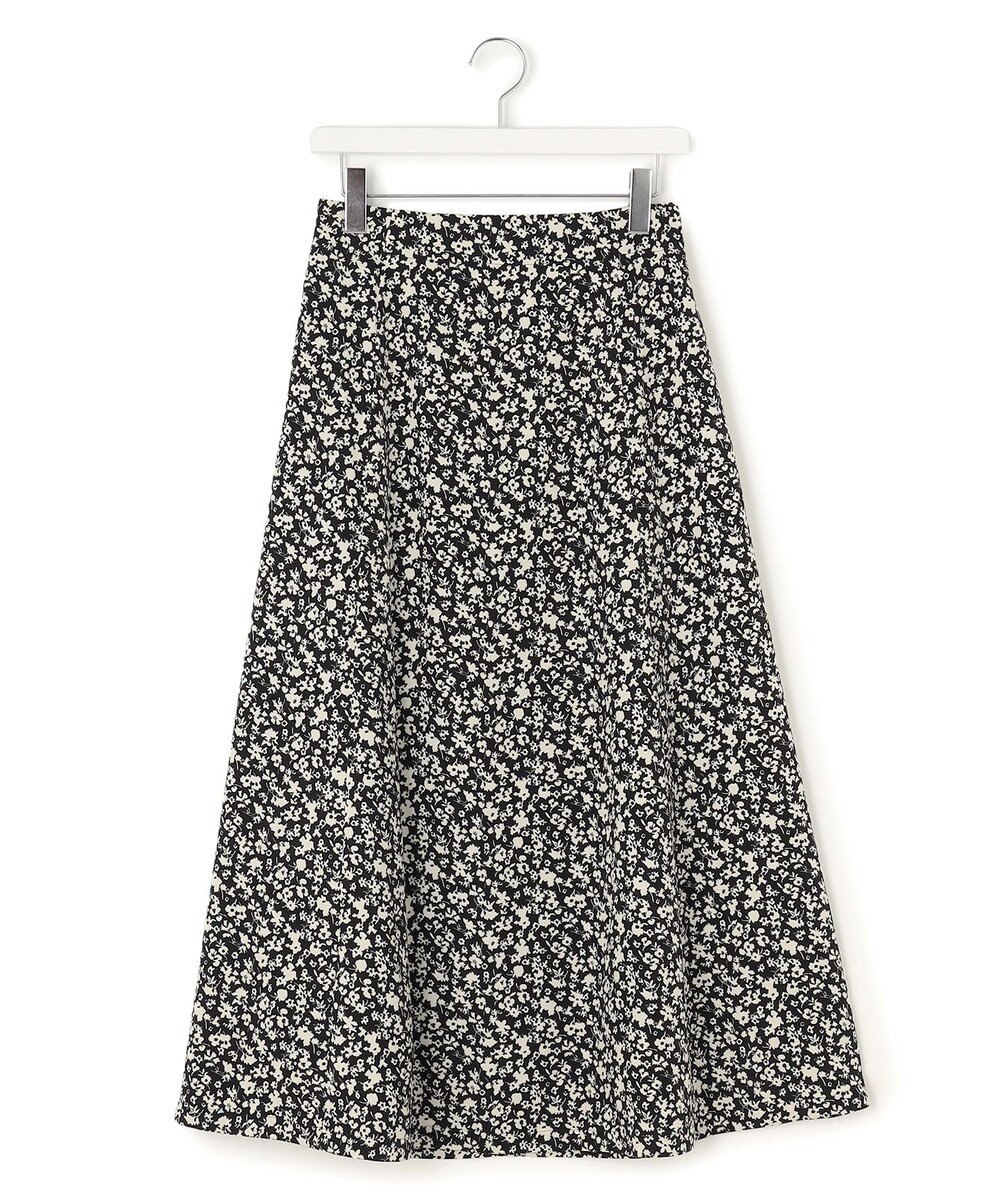 J.PRESS YORK STREET 【WOMEN】フラワープリント フレアスカート 