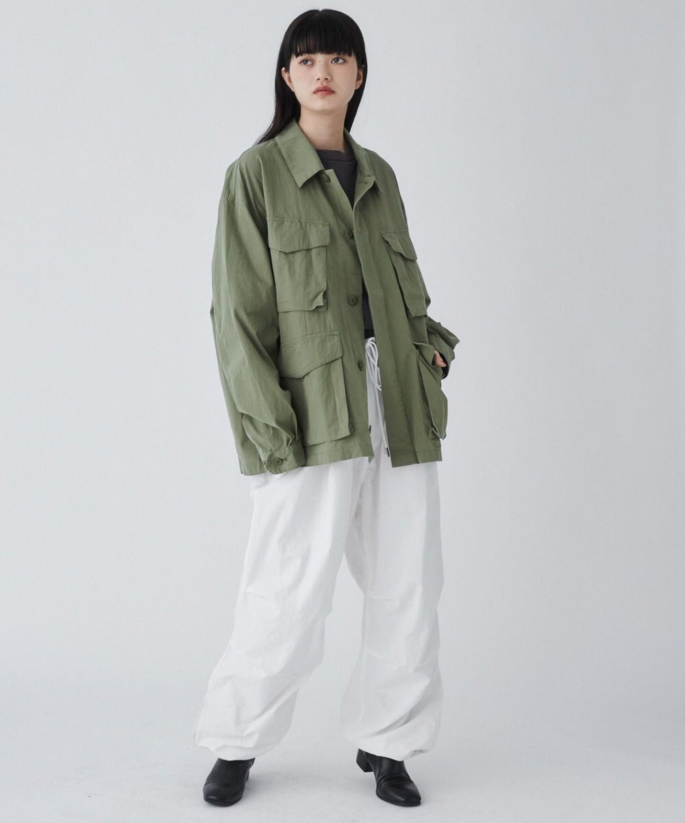 WEGO サイドスリットパラシュートパンツ 