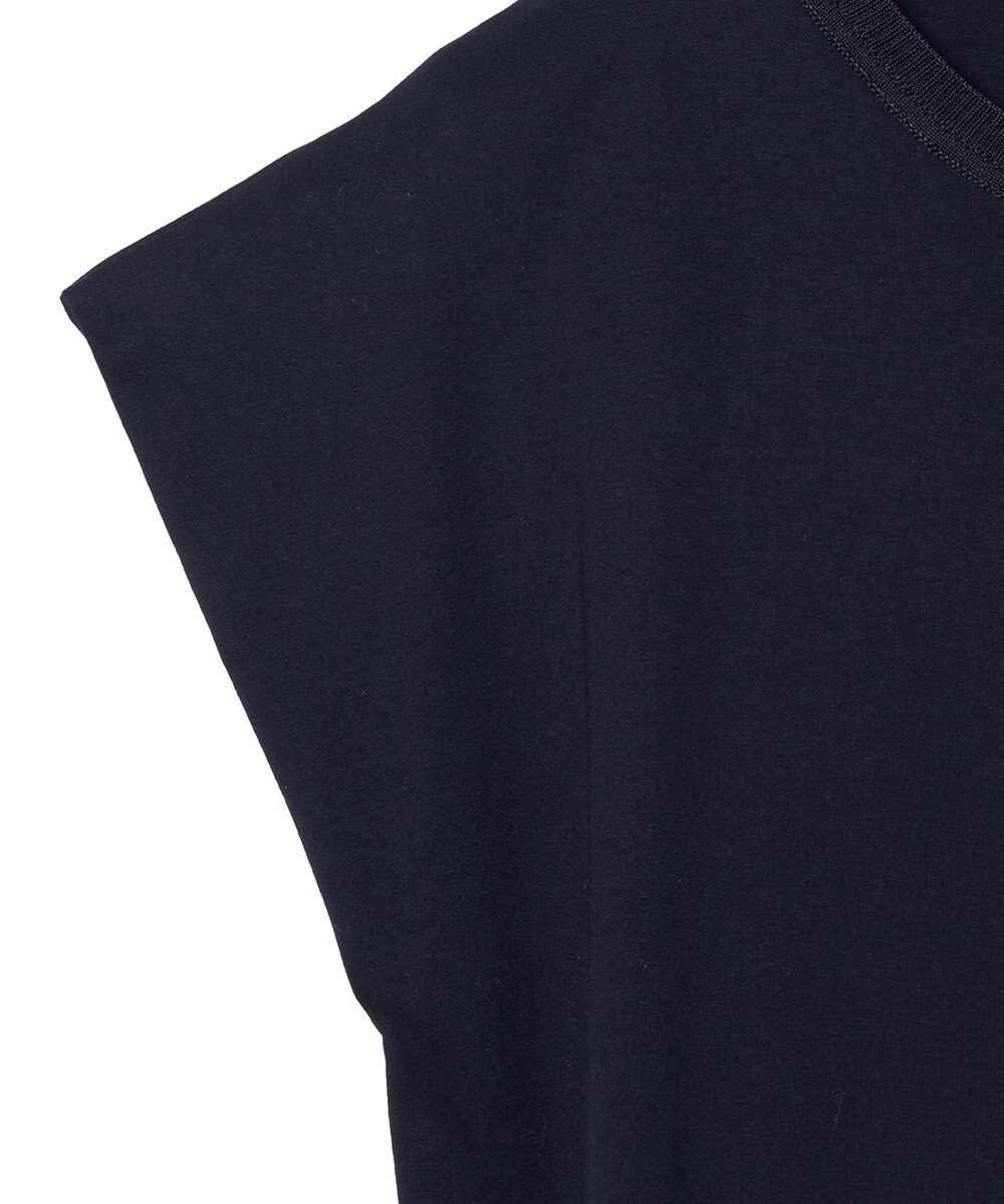 JOSEPH 【洗える】ポプリンジャージー　キャップスリーブドレス 