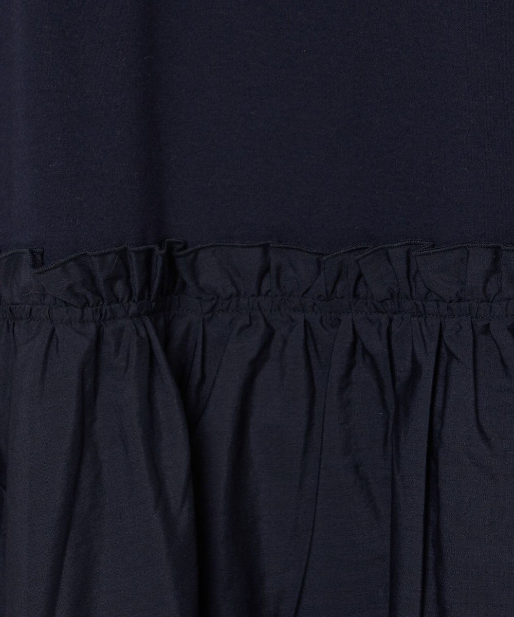 JOSEPH 【洗える】ポプリンジャージー　キャップスリーブドレス 