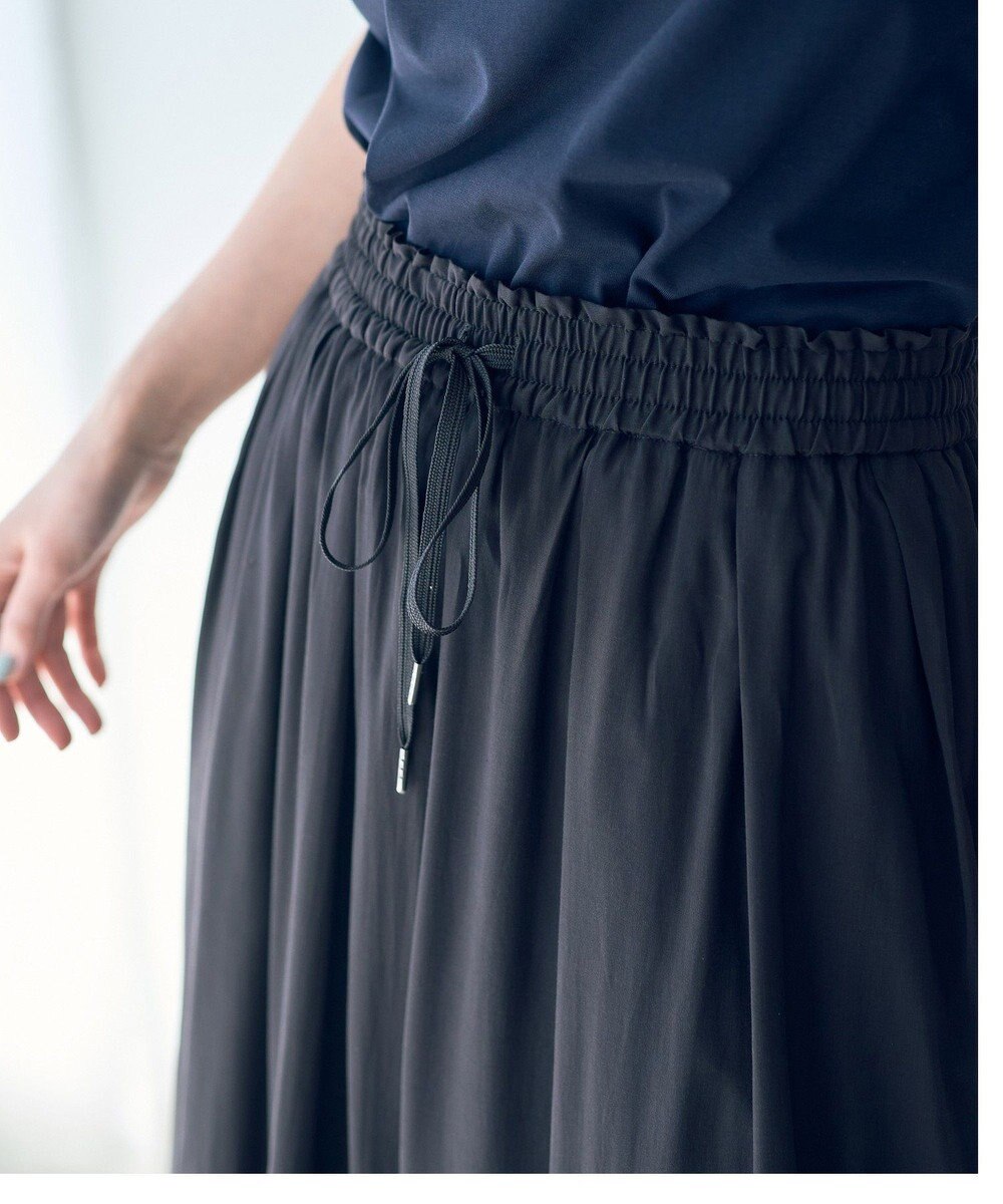 YECCA VECCA シルキータックワイドパンツ 