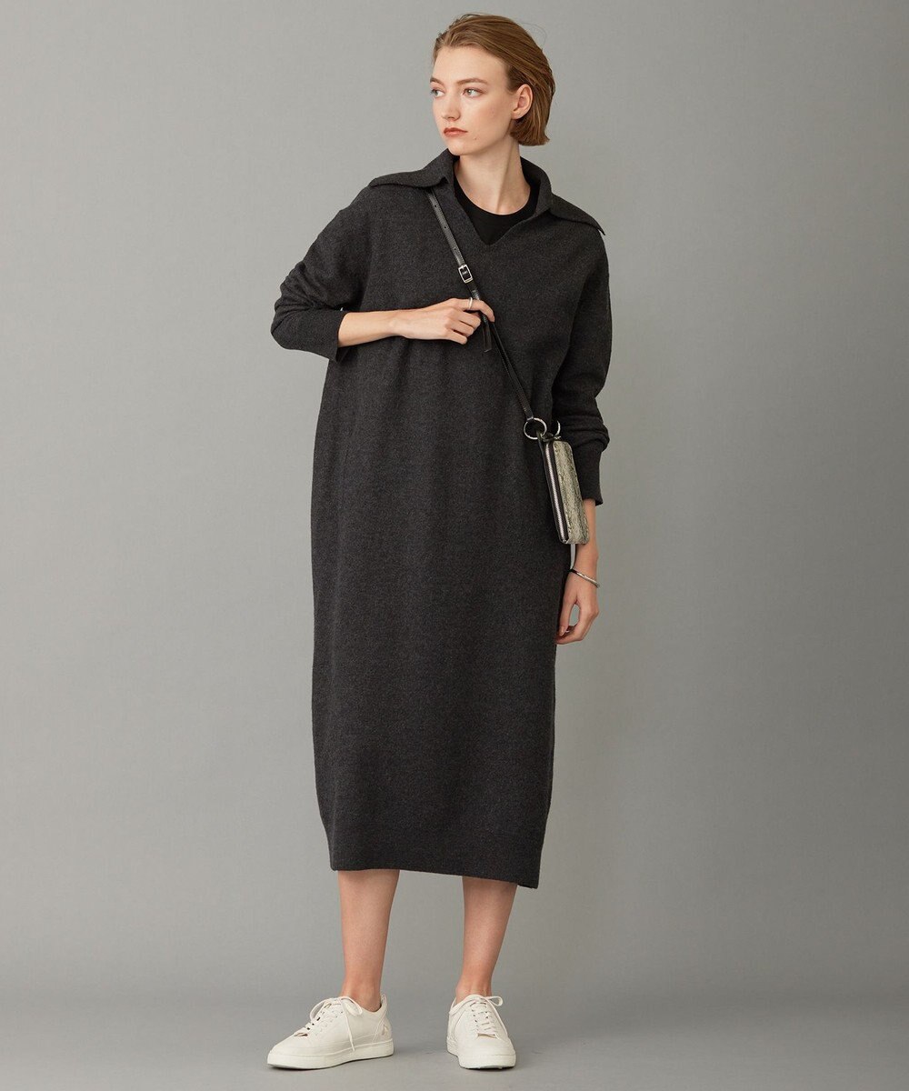 ICB L ミルドウール ニットワンピース 