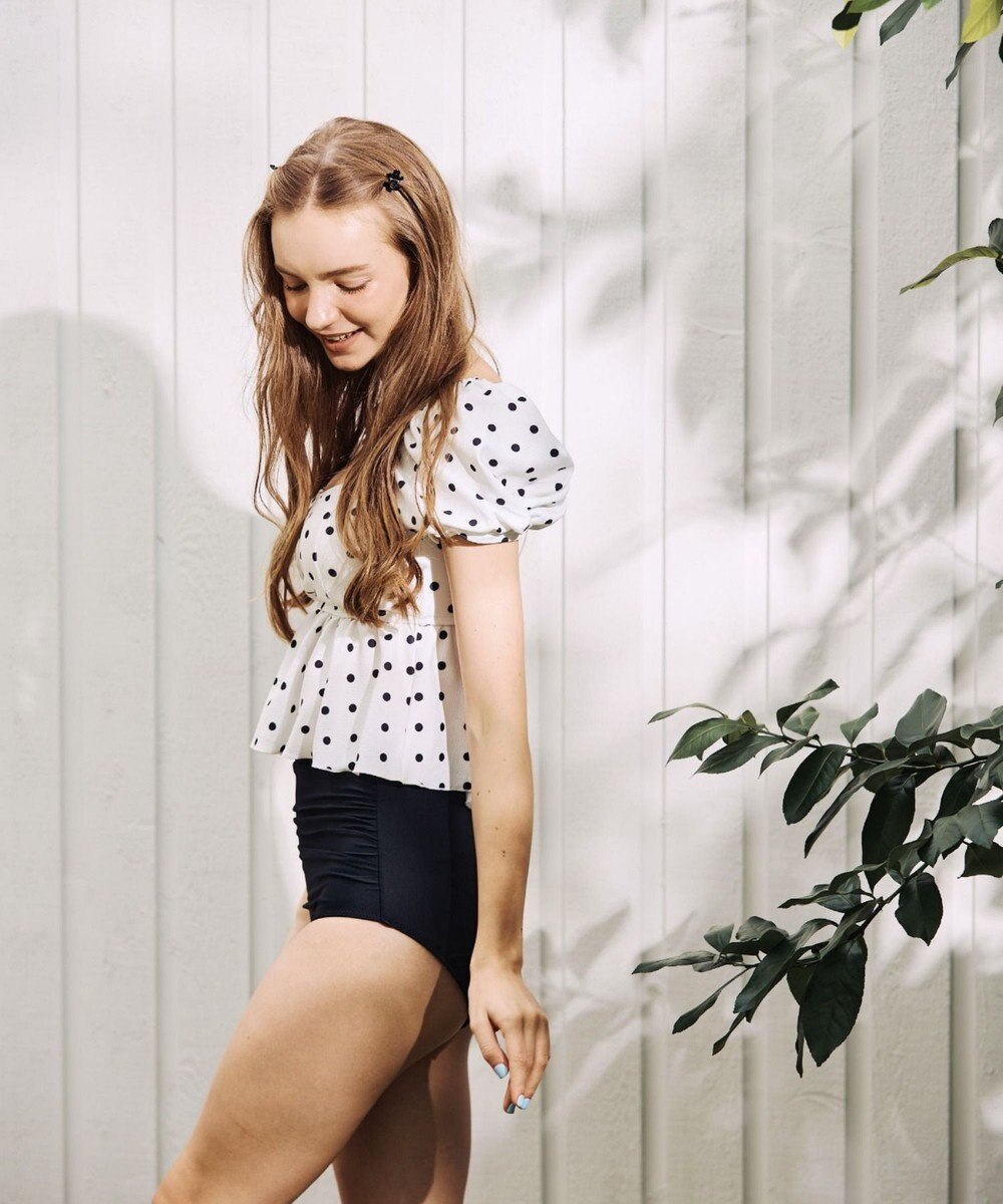 San-ai Resort（三愛水着楽園） パフスリーブノンワイヤービキニ　9M　【San-ai Resort（サンアイリゾート）】 