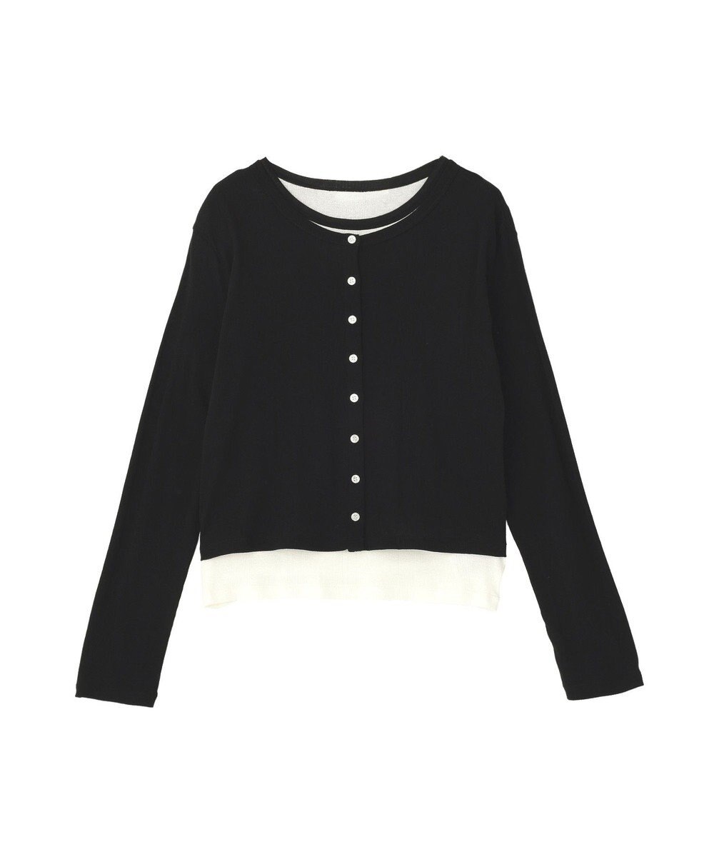 AMERICAN HOLIC 【２点セット】リンガーＴシャツ＋カーディガン 