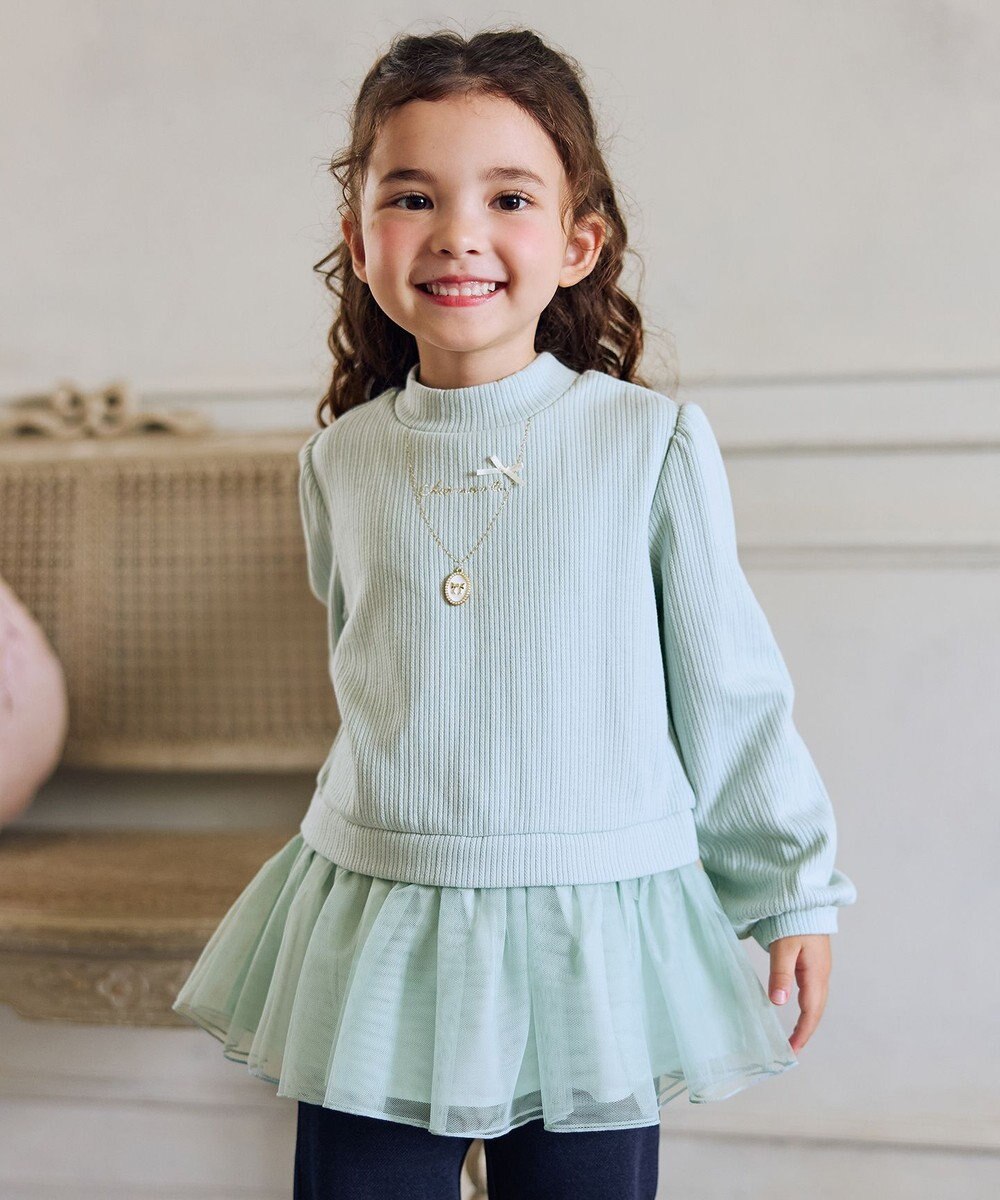 ANY KIDS 裏起毛 ネックレス トレーナー 