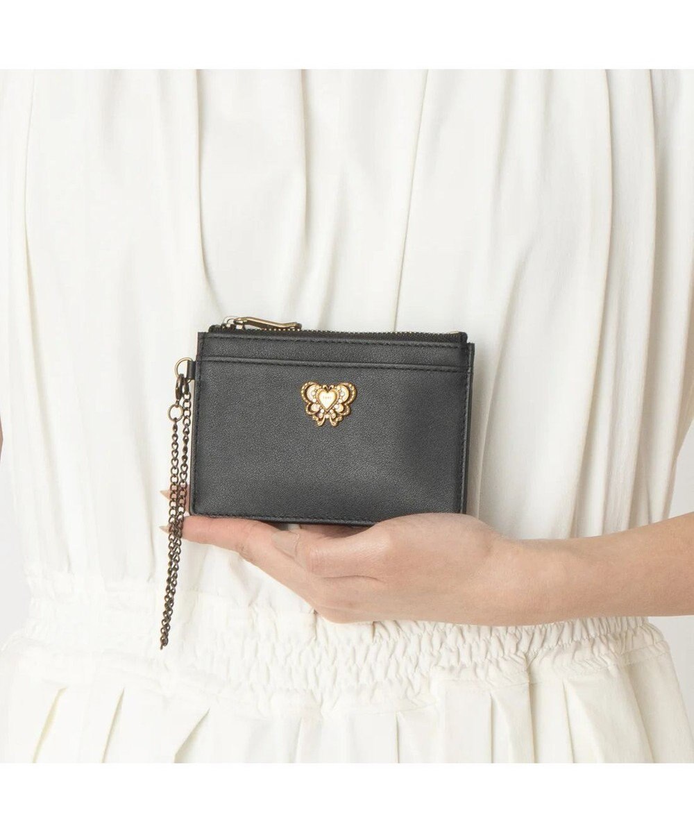 ANNA SUI ウィング ファスナー付パスケース 