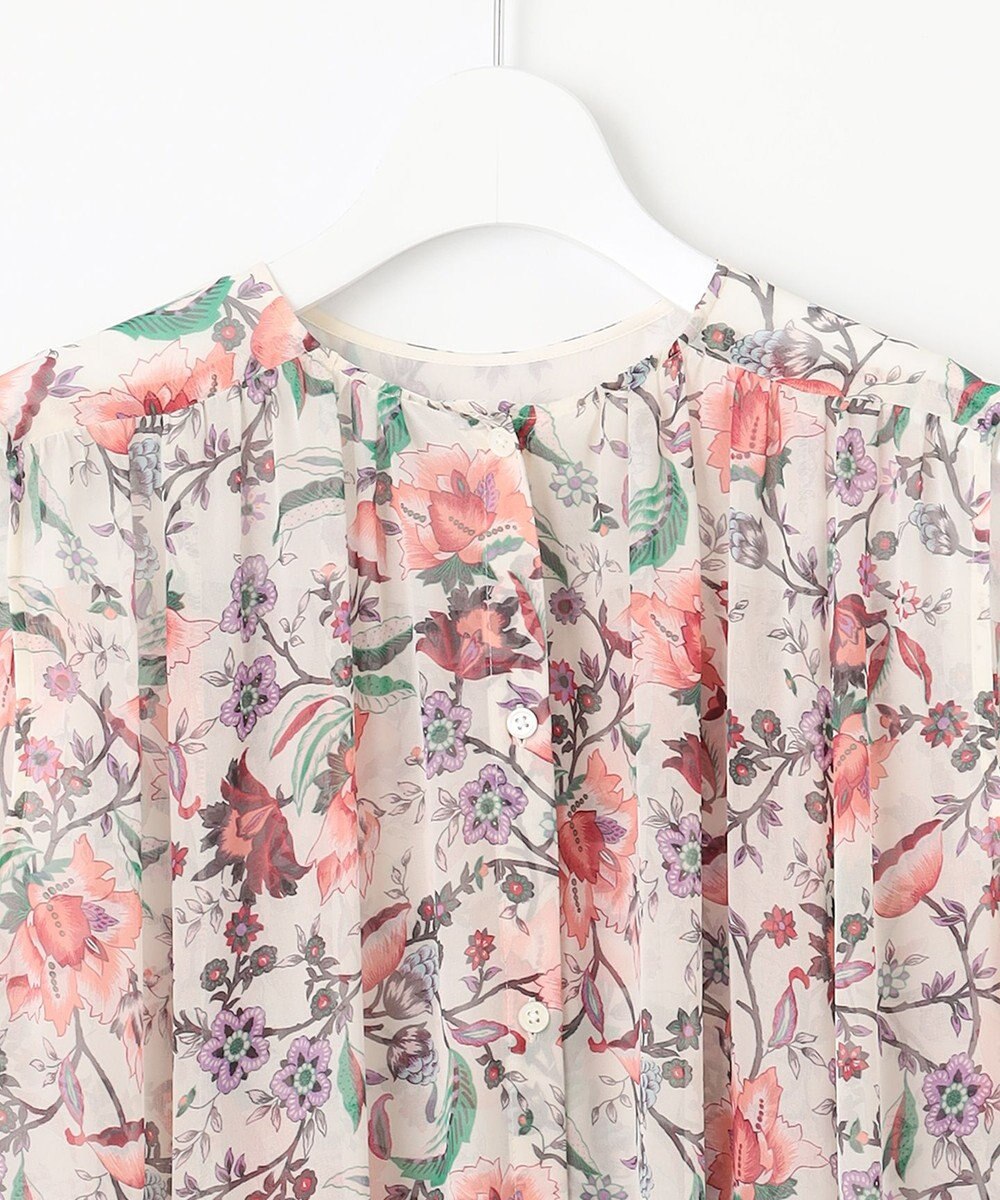 自由区 L 【カタログ掲載・洗える】マラケシュフラワープリント ワンピース 