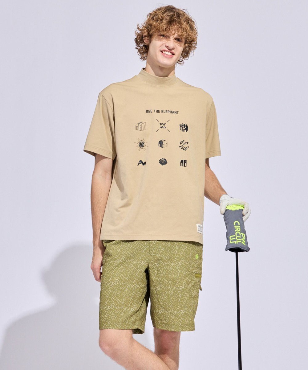 PW CIRCULUS 【MEN】9モチーフモックネック ゴルフ 