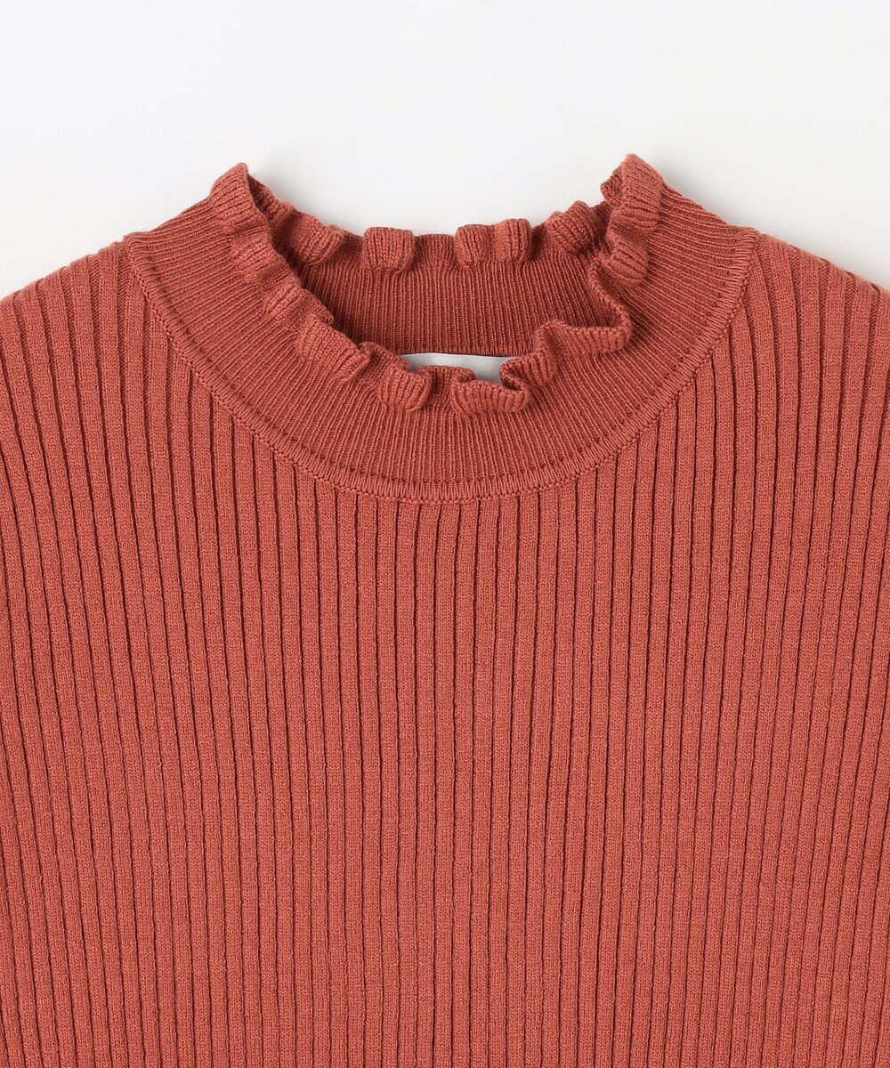 ANY 【洗濯機可】ウォームニットフリルプルオーバー 