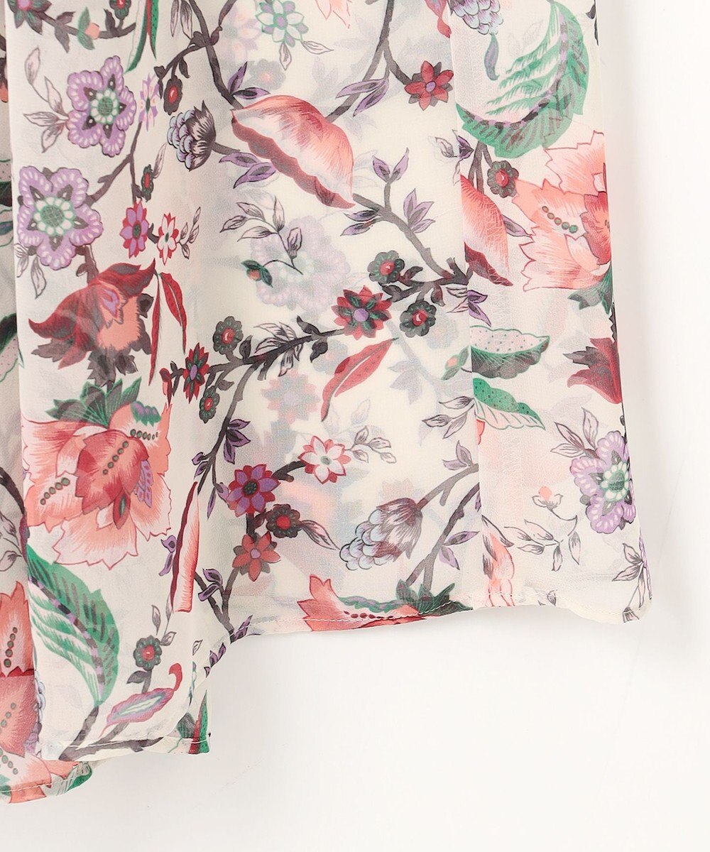 自由区 L 【カタログ掲載・洗える】マラケシュフラワープリント ワンピース 