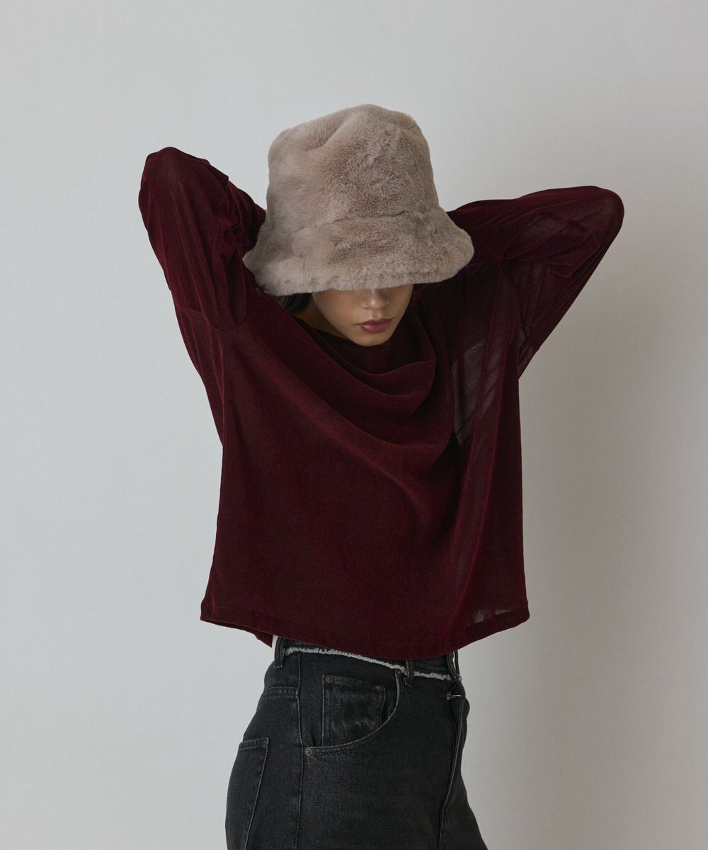 GRACE CONTINENTAL フロッキーオーバーカットトップ 