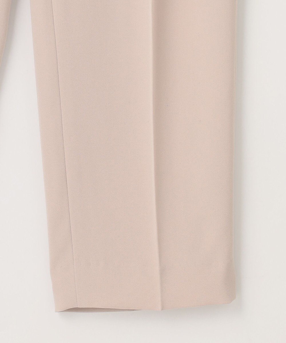 自由区 【XSサイズ～/洗える】ダブルフェイススーティング テーパードパンツ 