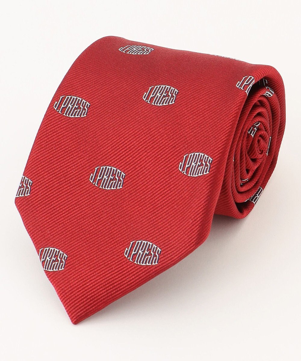 J.PRESS MEN 【J.PRESS ORIGINALS】LOGO TIE / JAPAN MADE 