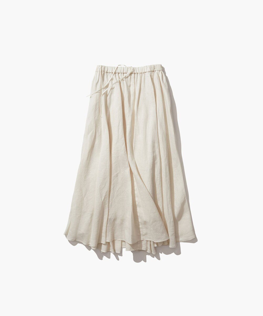 ATON NATURAL DYED LINEN LAWN | ギャザースカート 