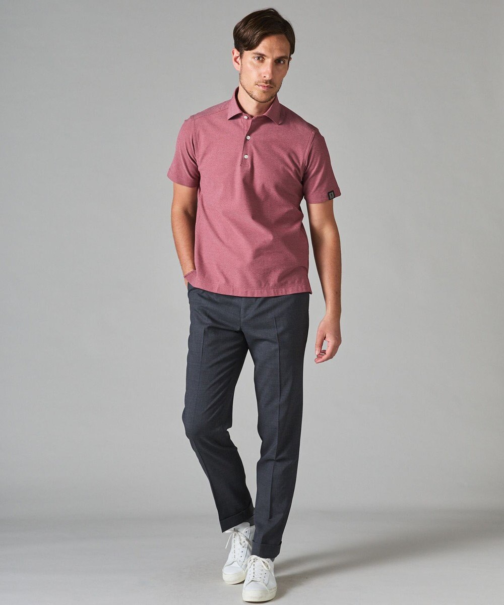 GOTAIRIKU 2年連続売上NO1【仕事で着られる】キレイめ 鹿の子ビズポロシャツ 