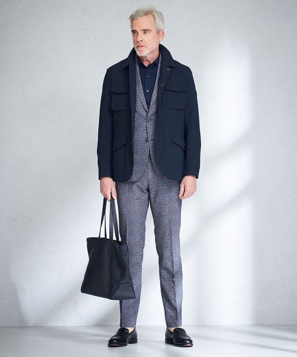 JOSEPH ABBOUD 【ウエストも伸びる！/驚きの多機能性】ライトウェーブ パンツ 