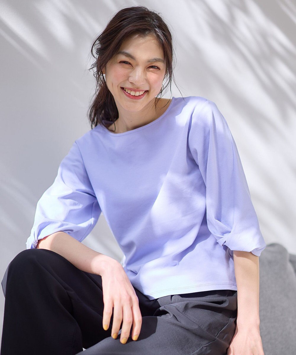 ANY 【WEB限定】シルケットスムース ツイストリーブプルオーバー 