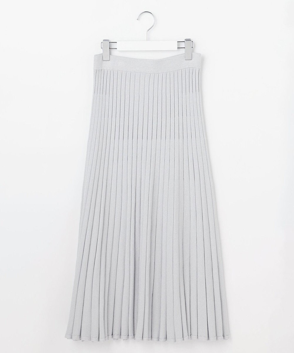 ANY SIS CICA加工 ニット フレア スカート 