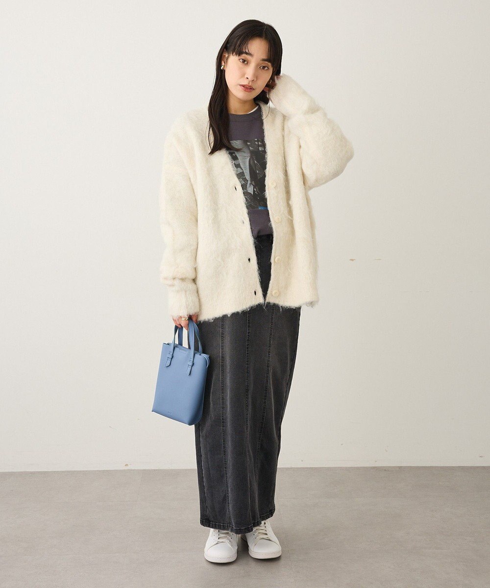 CRAFT STANDARD BOUTIQUE カール起毛モヘアライクVネックニットカーディガン 