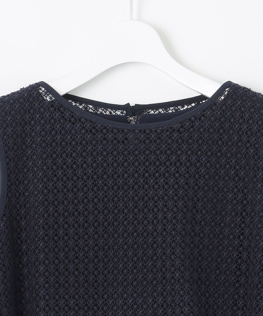 23区 【APPLAUDIR】クリスタルフラワーコンビ ドレス 