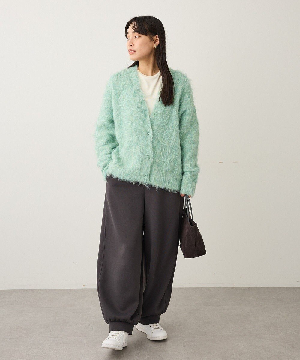 CRAFT STANDARD BOUTIQUE カール起毛モヘアライクVネックニットカーディガン 