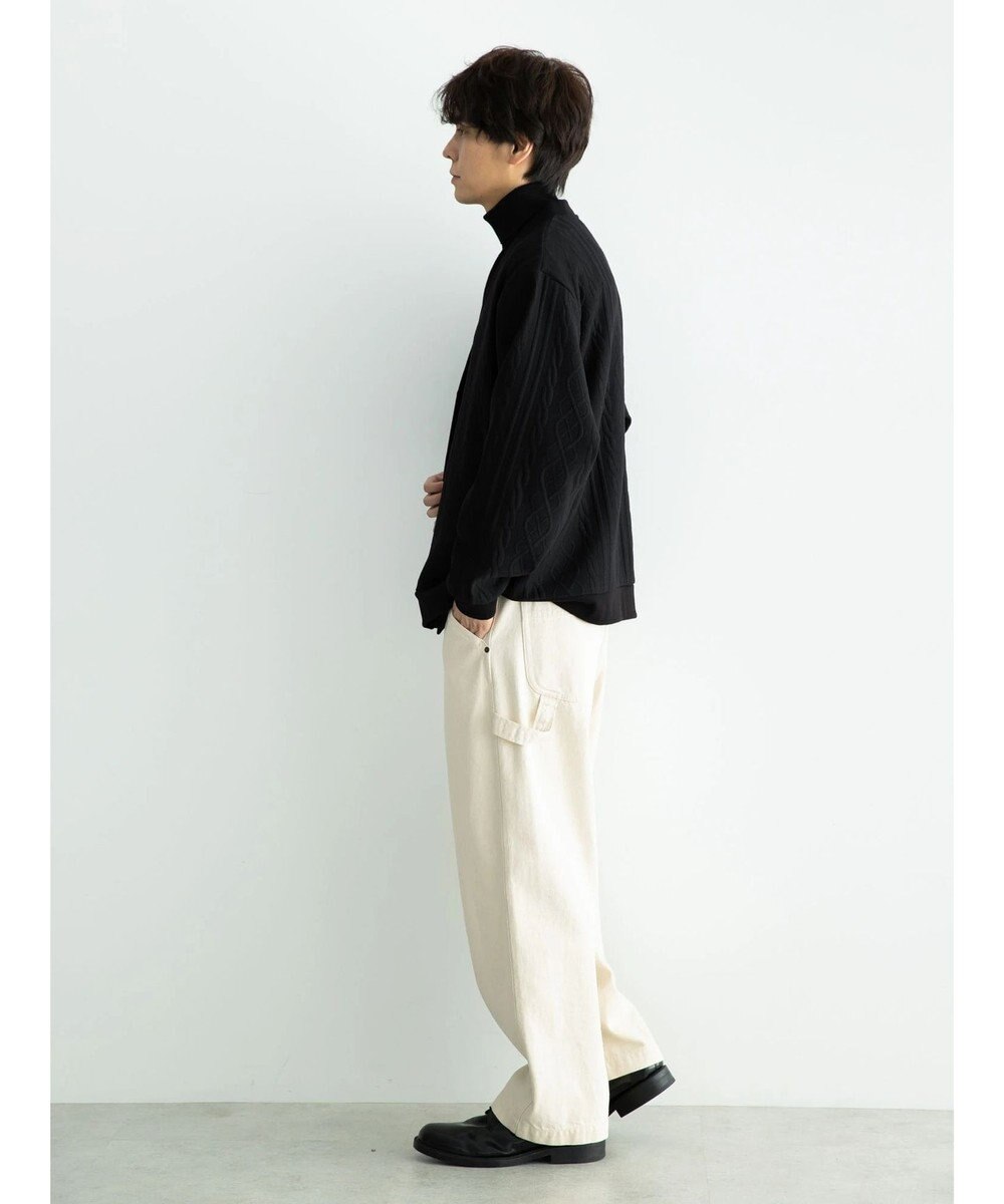 CRAFT STANDARD BOUTIQUE ケーブル柄カットカーディガン1 