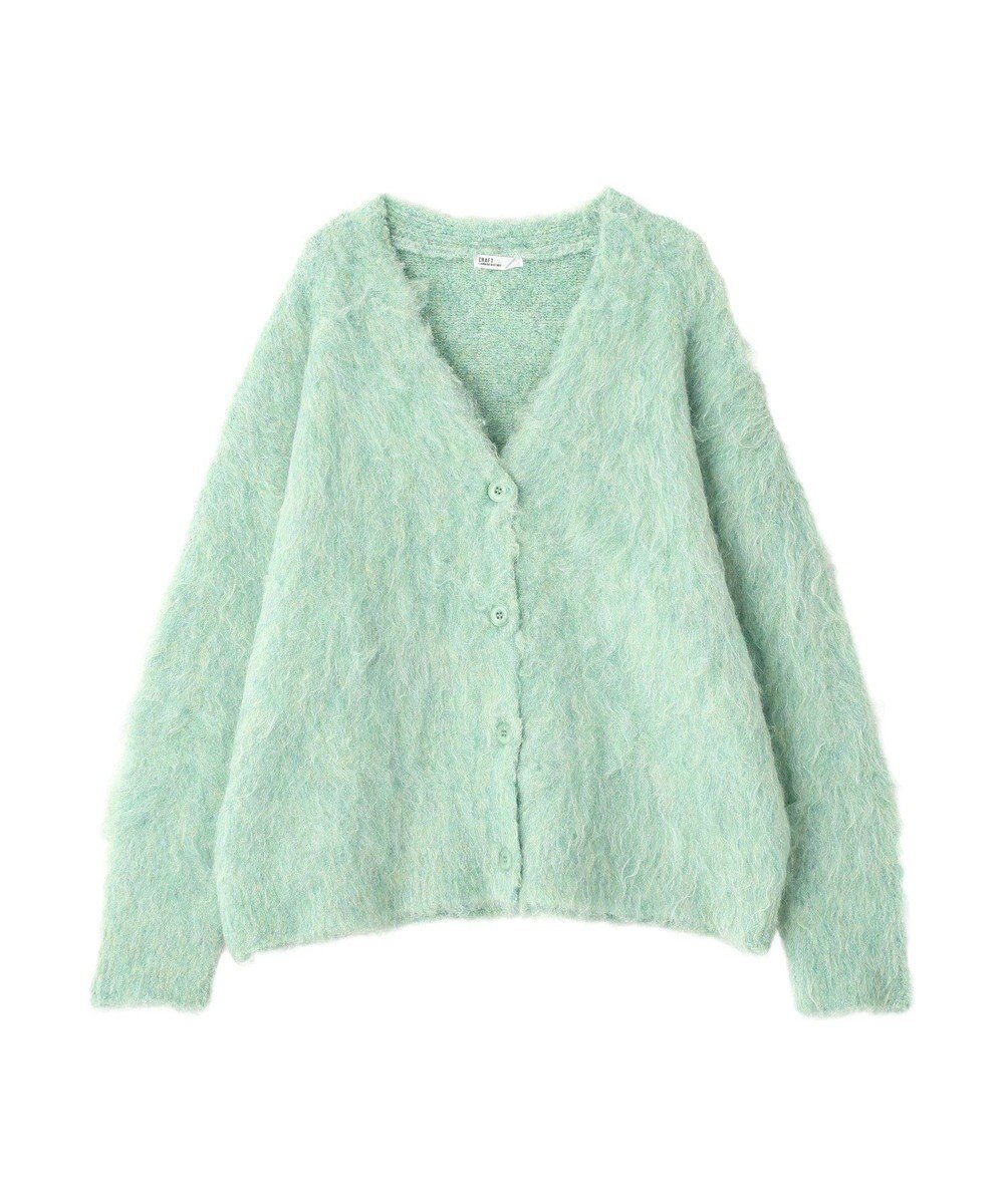 CRAFT STANDARD BOUTIQUE カール起毛モヘアライクVネックニットカーディガン 