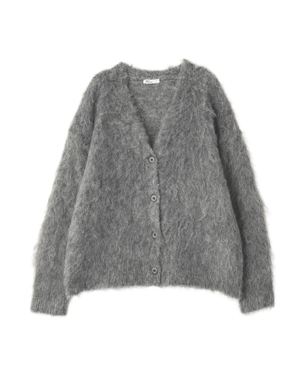 CRAFT STANDARD BOUTIQUE カール起毛モヘアライクVネックニットカーディガン 