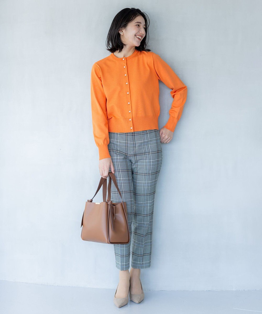 組曲 【WEB限定】T/Rツイルストレッチ テーパードパンツ 