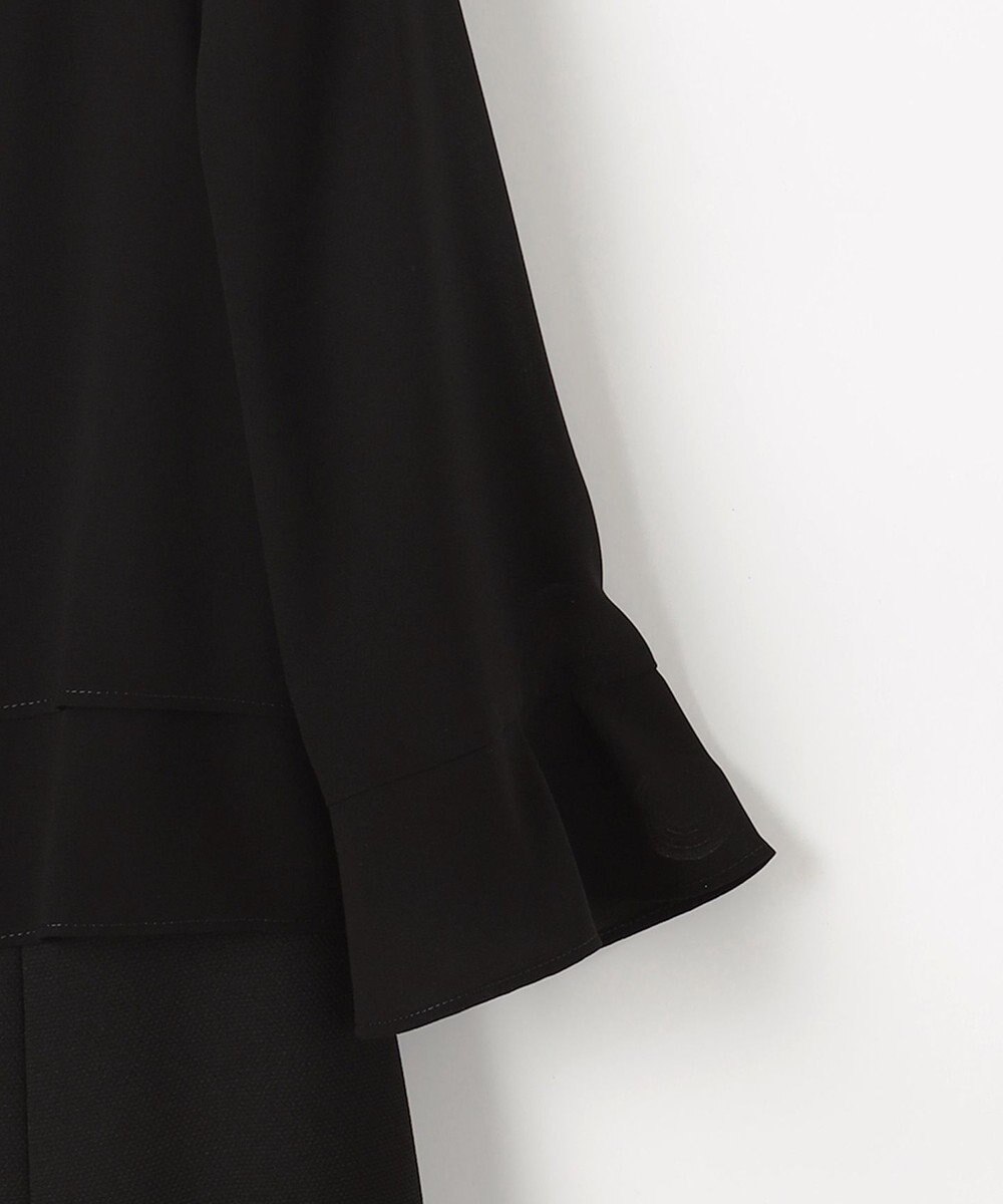 組曲 NOIR 【洗える】ウォッシャブルストレッチバーズアイ　ジャケット＋ワンピース 