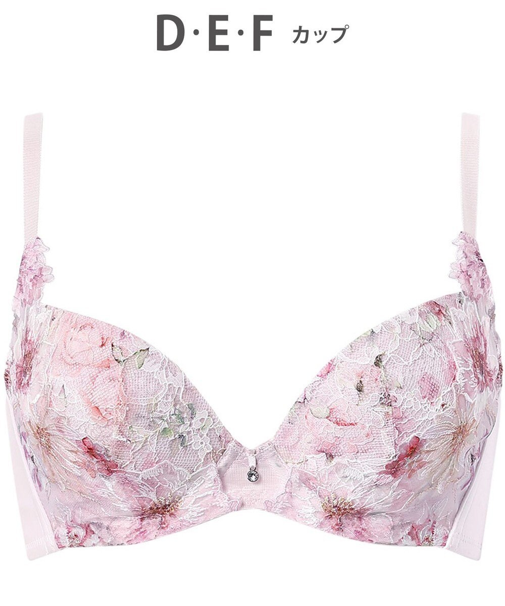 WACOAL ブラジャー 【ハグするブラ】 体温を感知してカラダになじむ 谷間メイク 脇高設計 レディース BXB478 /ワコール 