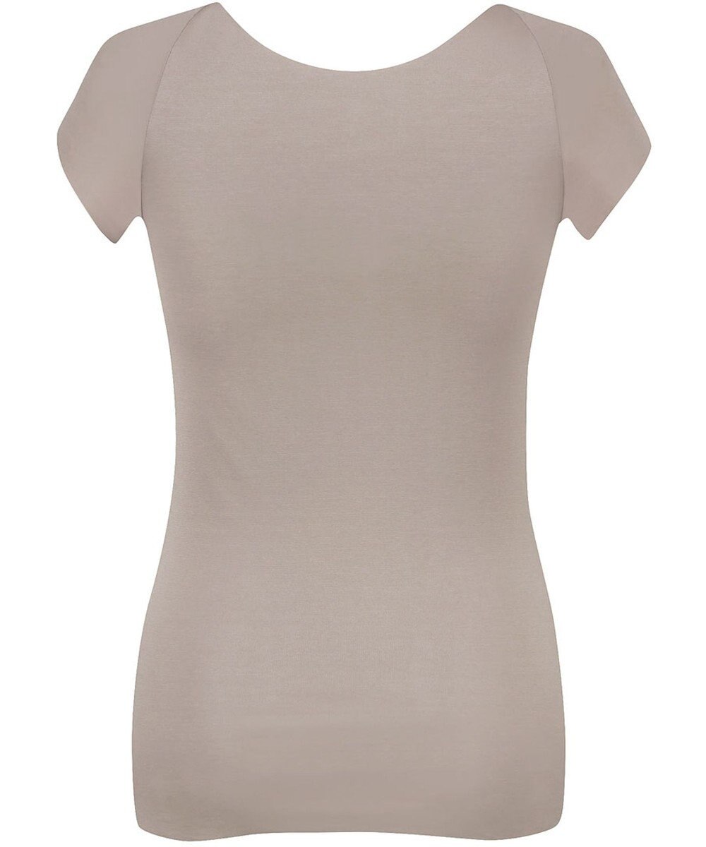 Wing インナー 【綿の贅沢オーガニック フラットタイプ】 オーガニックコットン混素材 ひびきにくくさらっと薄くて軽い ２分袖 EL1248 ウイング／ワコール 