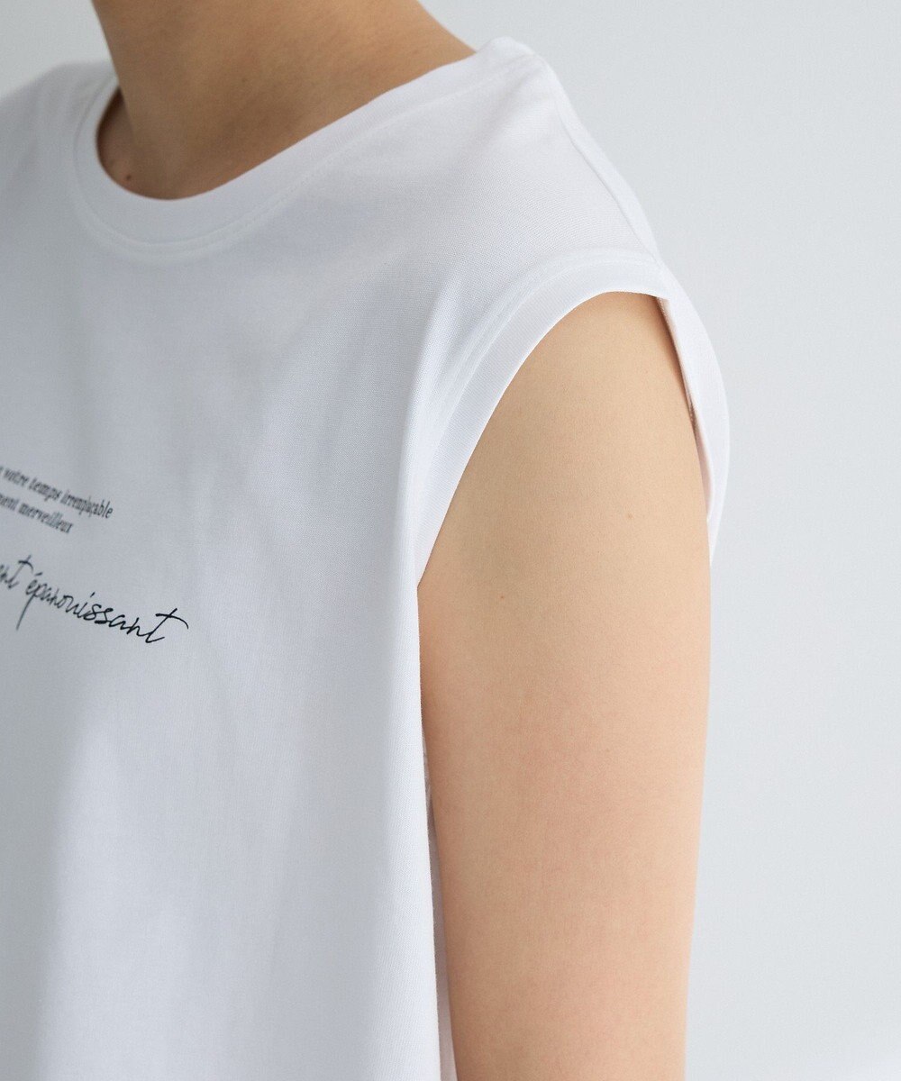 Green Parks ノースリーブ筆記体ロゴプルオーバー 