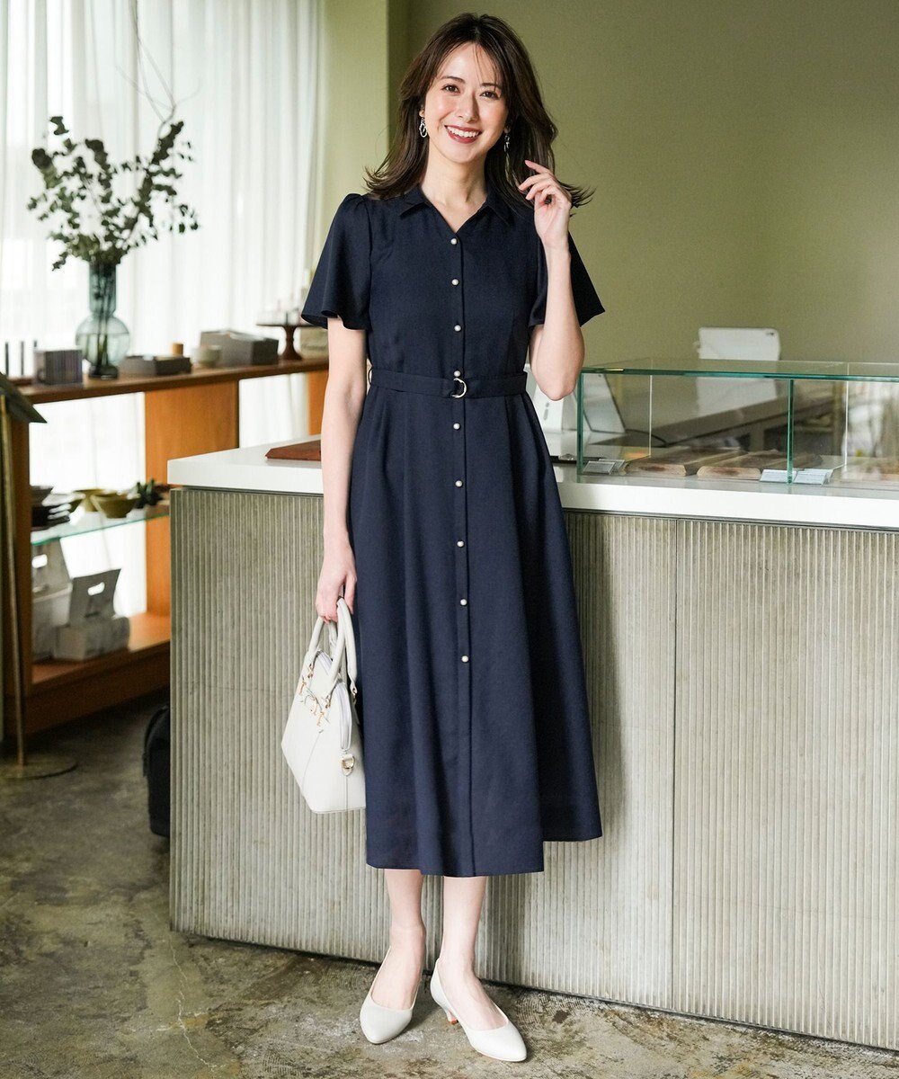 ANY SIS スムージーポリエステル ワンピース 