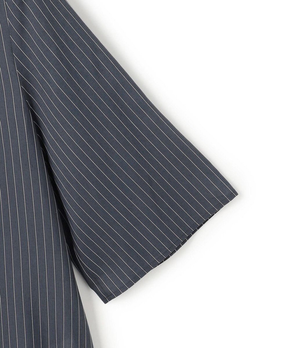 23区 【先行予約】ドライシアーストライプ フロントタック ブラウス 