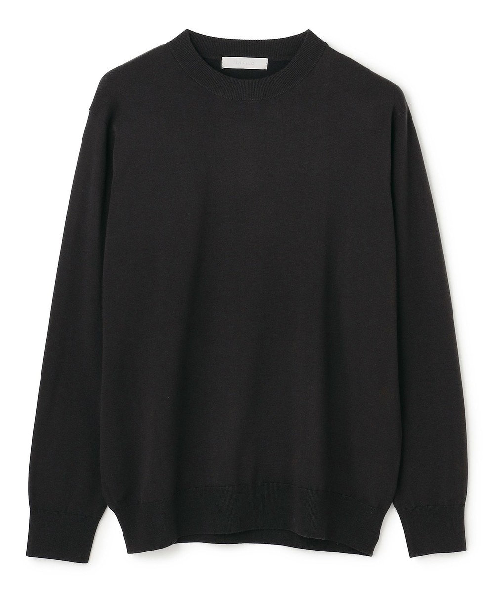 UNFILO MENS 【男女兼用】ソフトサーモ アンチピリングニット クルー 