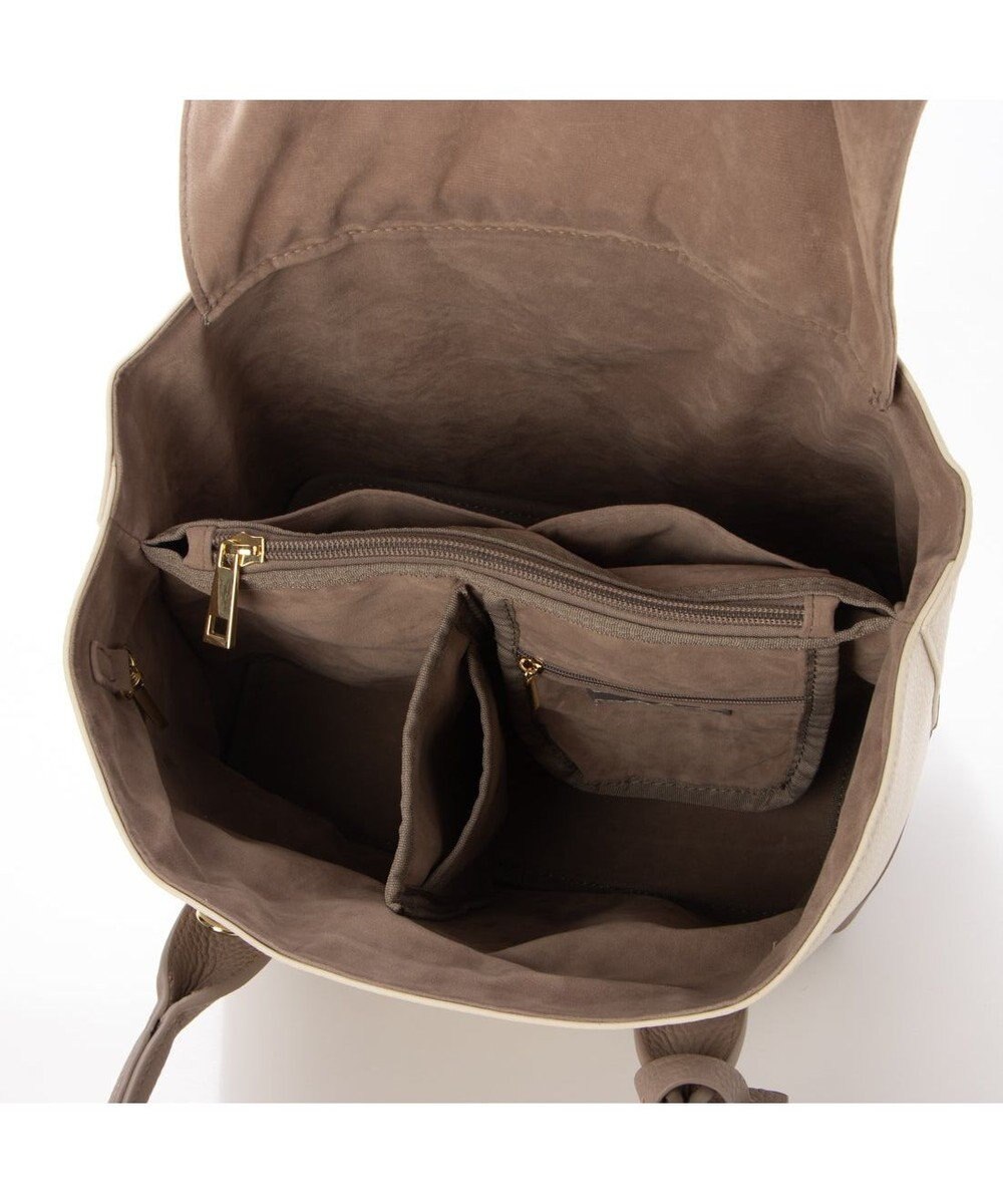 UNBILLION 【テレビ ドラマ着用アイテム】cachecache ショルダー付きパーテーション合成皮革トート 