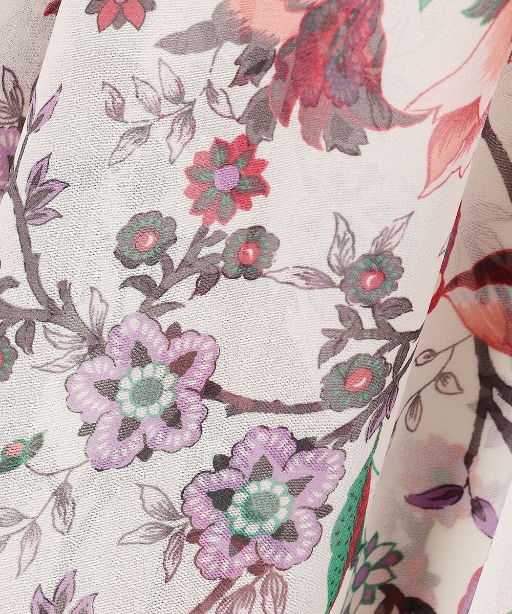 自由区 L 【カタログ掲載・洗える】マラケシュフラワープリント ワンピース 