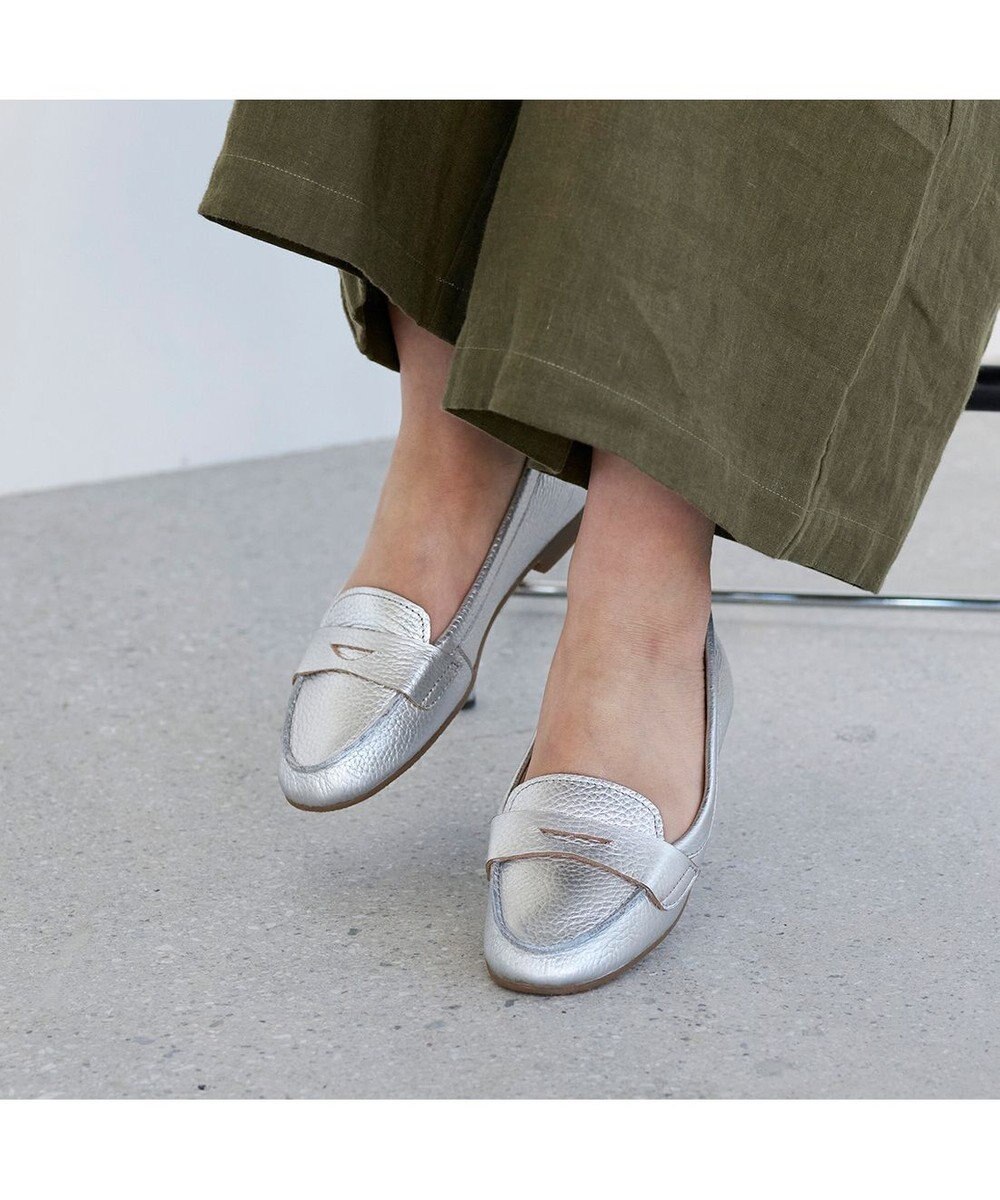 ing <ing>【WEB限定】レザーコインローファー 