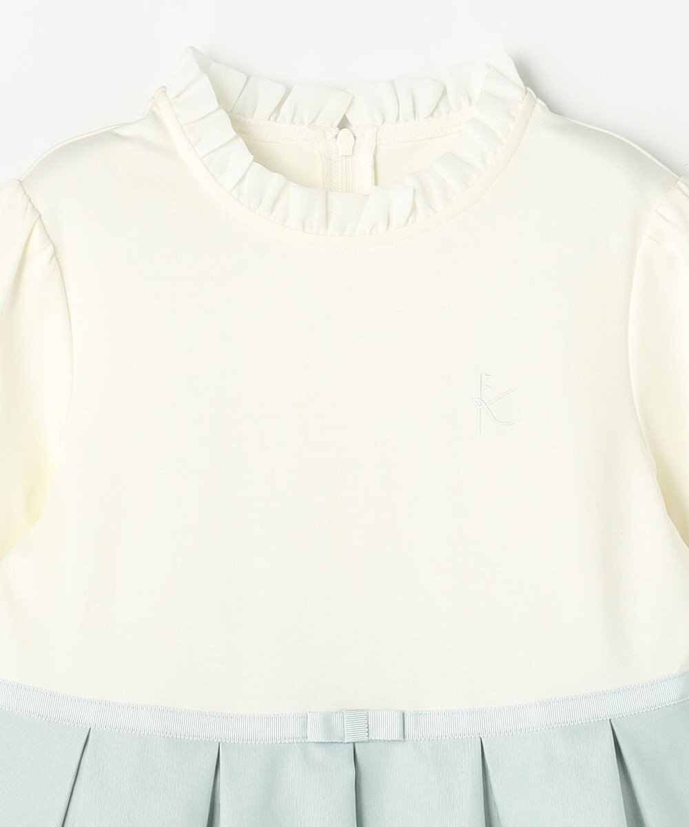 組曲 KIDS 【110-140㎝】 フラワーアーチワンピース＆ボレロジャケットセット 