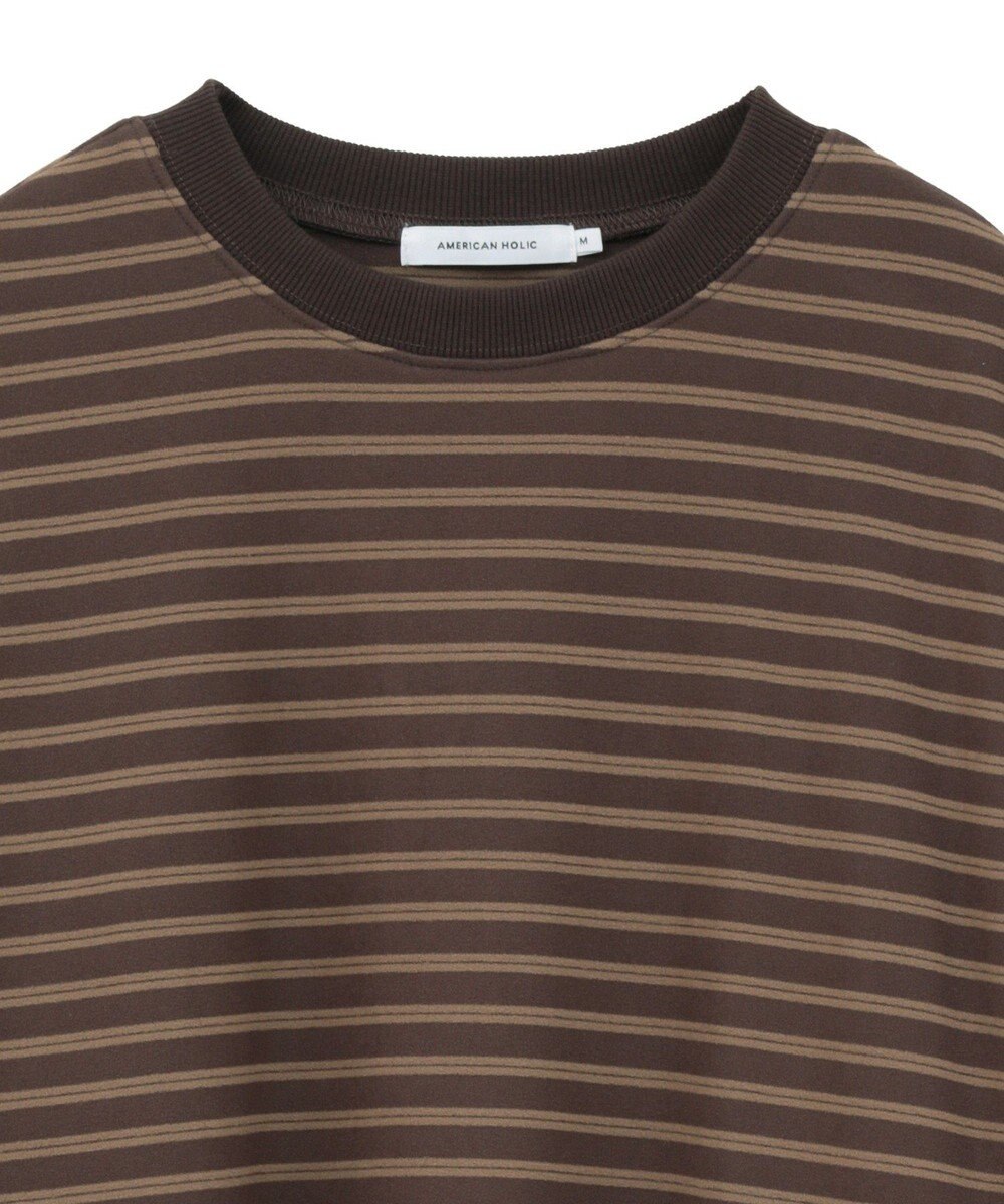 AMERICAN HOLIC ソフトタッチボーダープルオーバー 