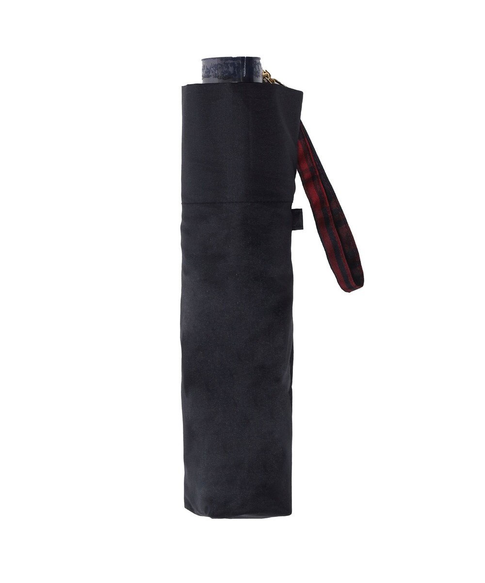 MOONBAT 【WEB限定/軽量】POLO RALPH LAUREN（ポロ ラルフローレン） 折りたたみ傘 ポロベア×チェックパイピング 無地 FLAG BEAR 