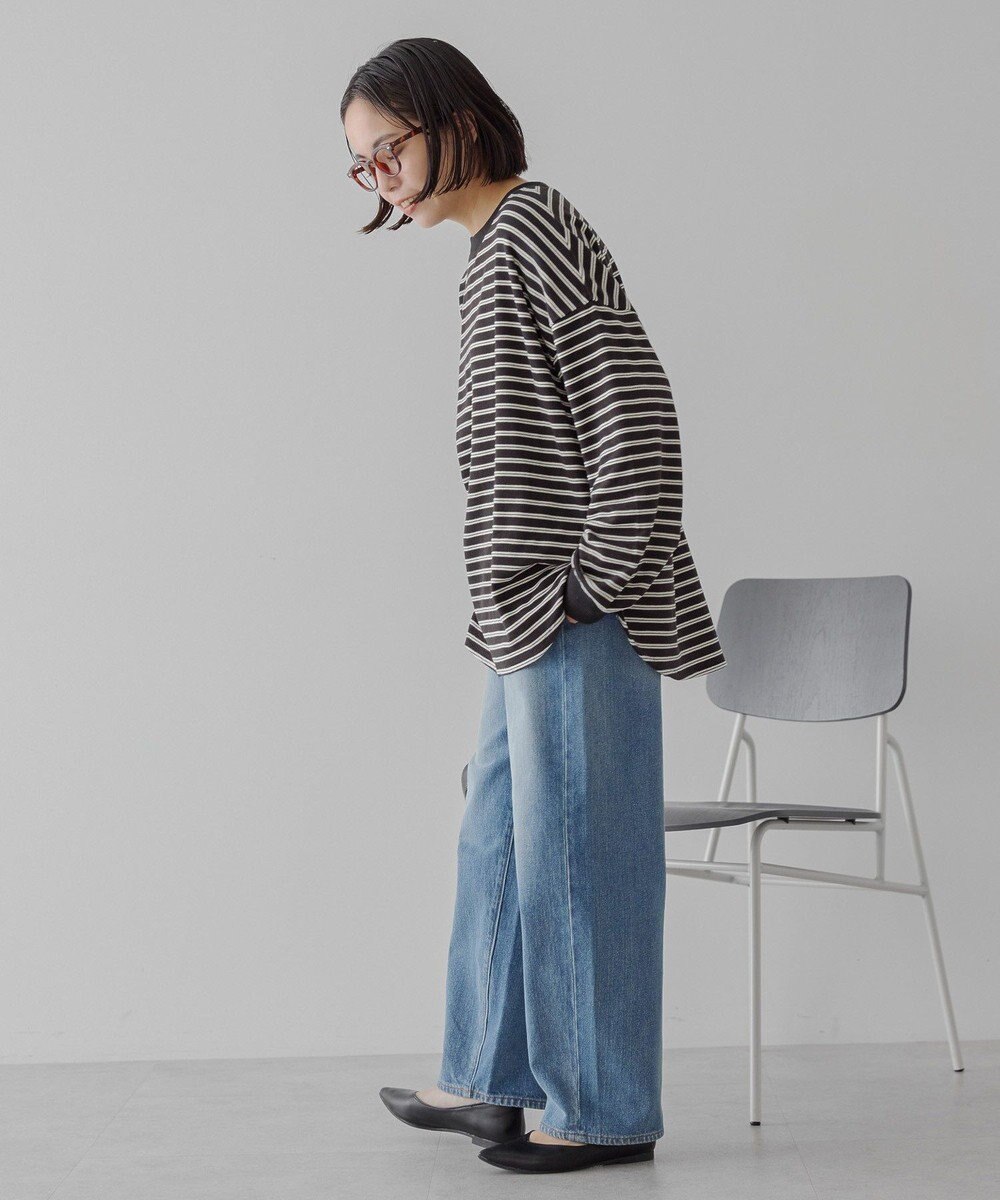 AMERICAN HOLIC ソフトタッチボーダープルオーバー 