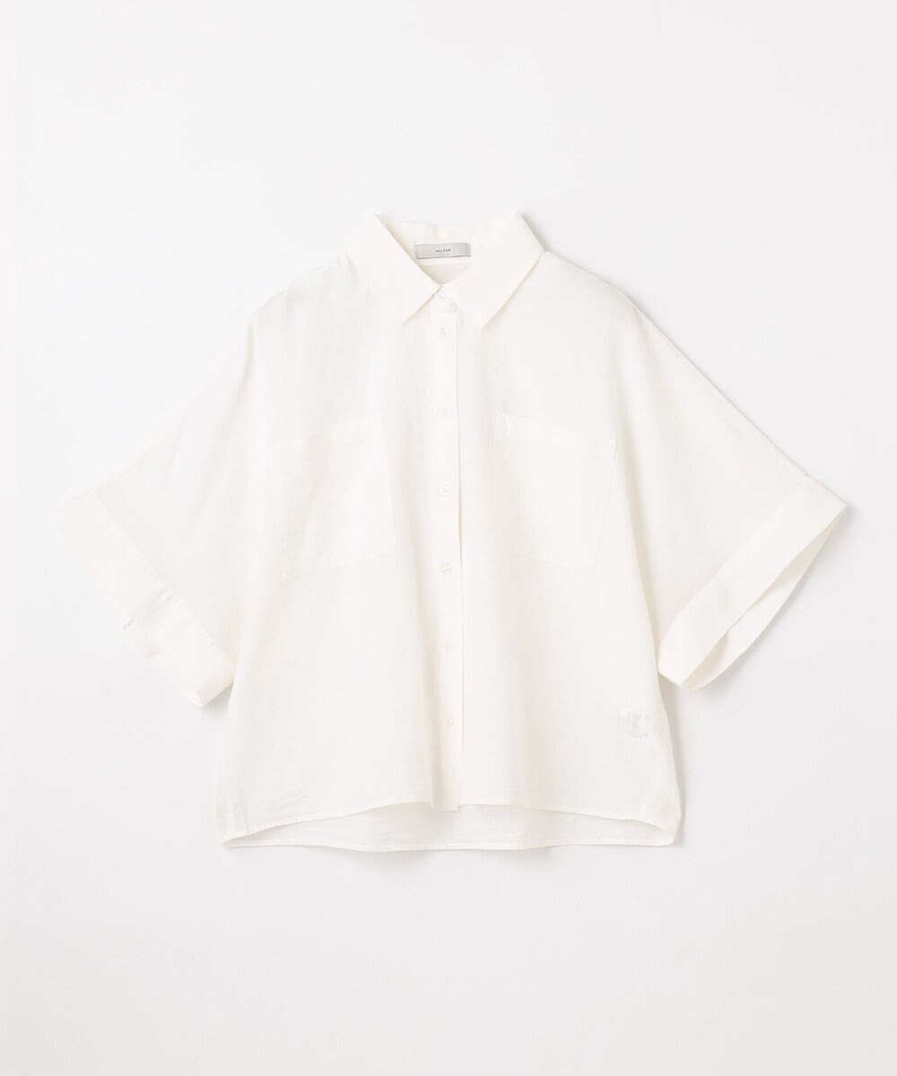 ANY 【手洗い可】コットンリネンブラウス 