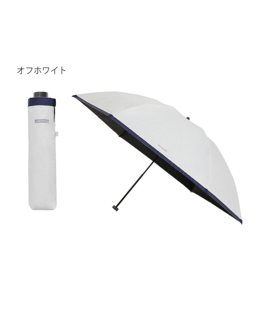 MOONBAT 【大きめ】マッキントッシュ フィロソフィー 晴雨兼用日傘 折りたたみ傘 グログラン／遮光 遮熱 UV 