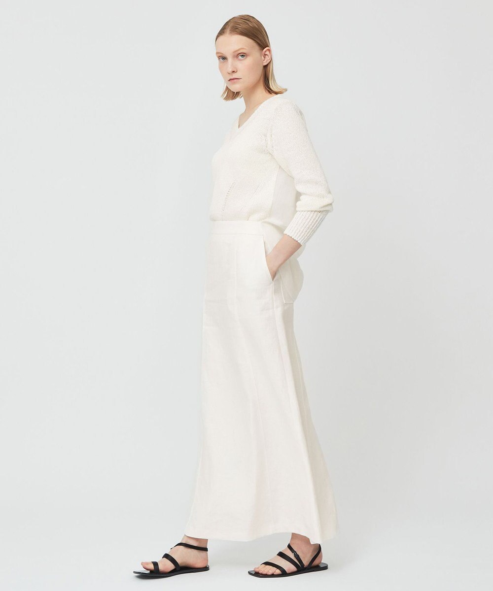 BEIGE， BURDOCK / Iラインスカート 